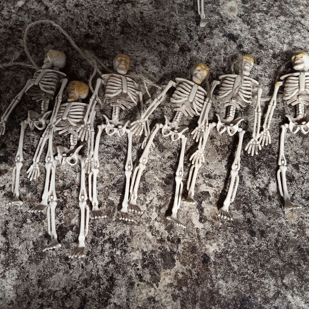 6 sets of skelton garland